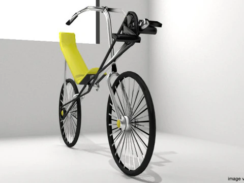 Bicycle - Recumbent 3D Model