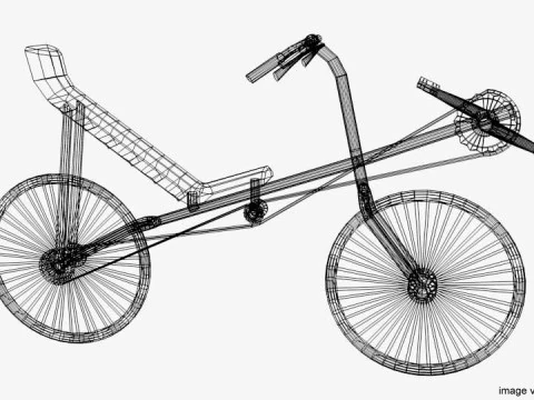 Bicycle - Recumbent 3D Model