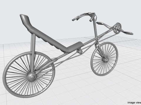 Bicycle - Recumbent Model 3D