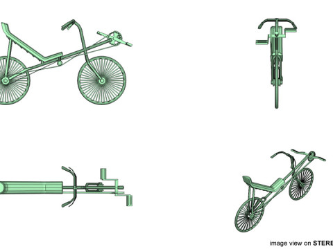 Bicycle - Recumbent Model 3D
