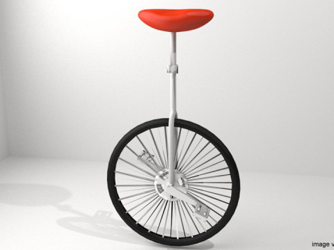 Bicycle - Unicyle 3D Model