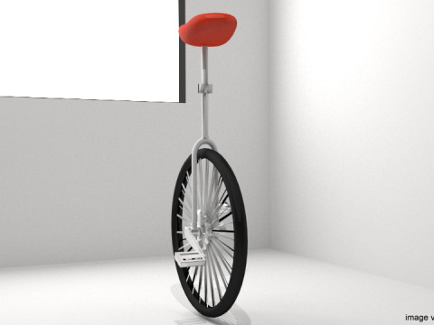 Bicycle - Unicyle 3D Model