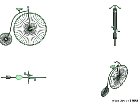 Bicycle - Vintage 3D Model