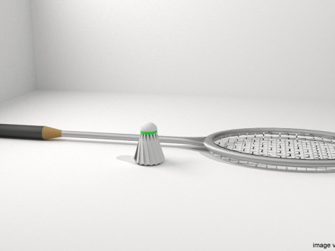 Sport Equipment - Badminton 3D Модель