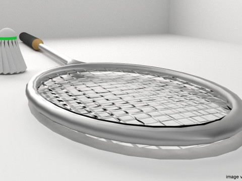 Sport Equipment - Badminton 3D Model