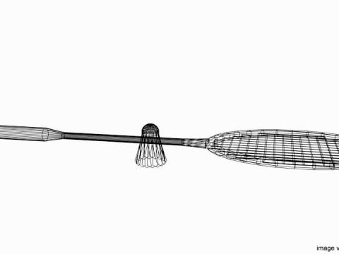 Sport Equipment - Badminton 3D Model