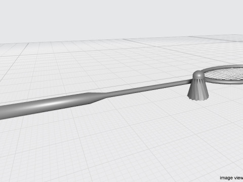 Sport Equipment - Badminton 3D Model
