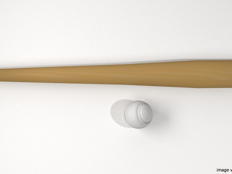 Sport Equipment - Baseball 3D 模型