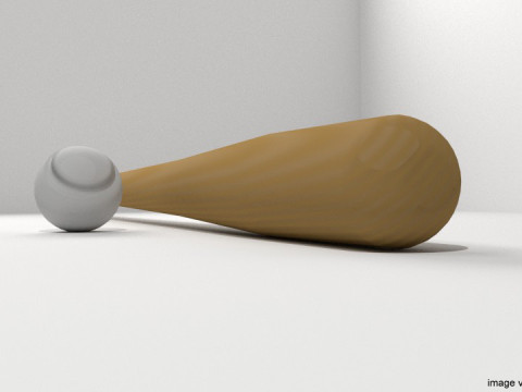 Sport Equipment - Baseball 3D 模型