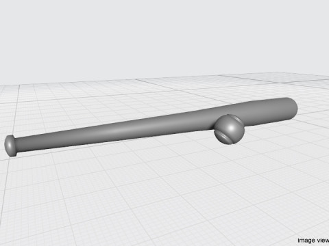 Sport Equipment - Baseball 3D 模型