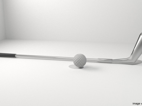 Sport Equipment - Golf 3D Model