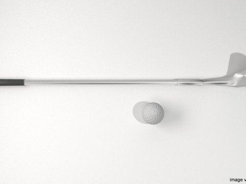 Sport Equipment - Golf Model 3D