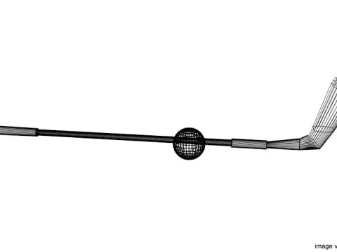 Sport Equipment - Golf 3D Model