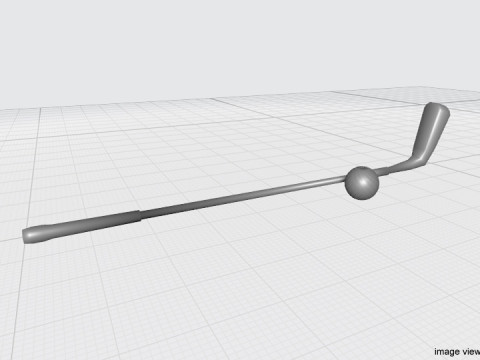 Sport Equipment - Golf Model 3D