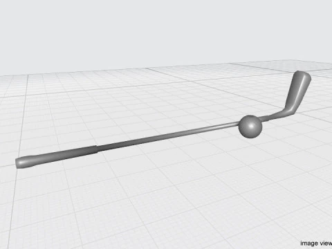 Sport Equipment - Golf 3D Model