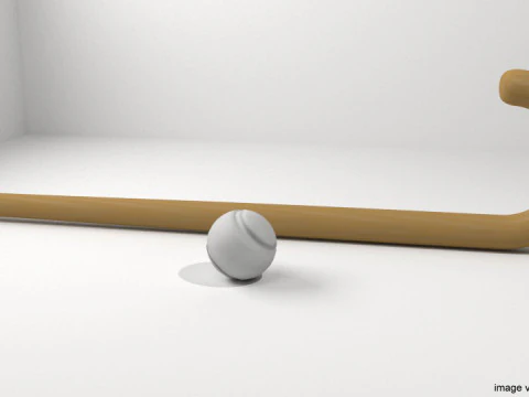 Equipamento Esportivo - Hóquei na Grama Modelo 3D