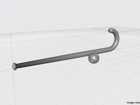 Sport Equipment - Grass Hockey 3D Model