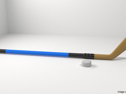 Sport Equipment - Ice Hockey 3Dモデル