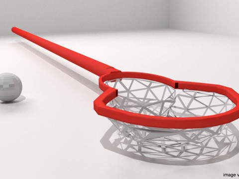 Sport Equipment - Lacrosse 3D Модель