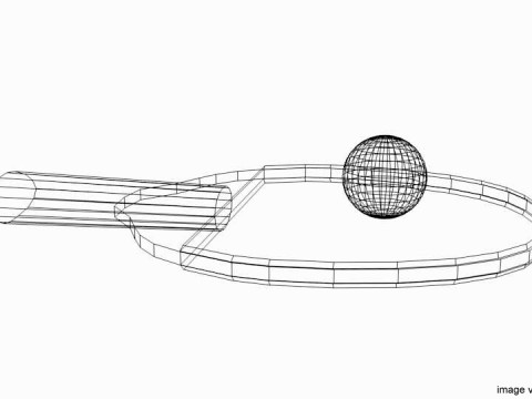 Sport Equipment - Ping-Pong Modello 3D