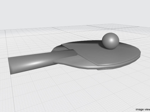 Sport Equipment - Ping-Pong Modello 3D