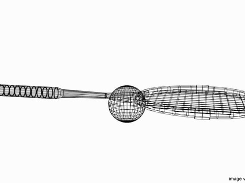 Sport Equipment - Squash 3D Model
