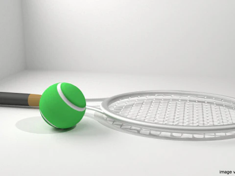 Спортивное оборудование - Теннис 3D Модель