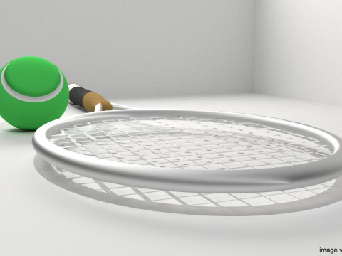 Sport Equipment - Tennis 3D 模型