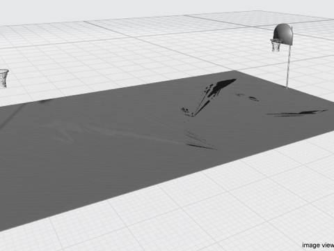 Game Court - Basketball 3D Model