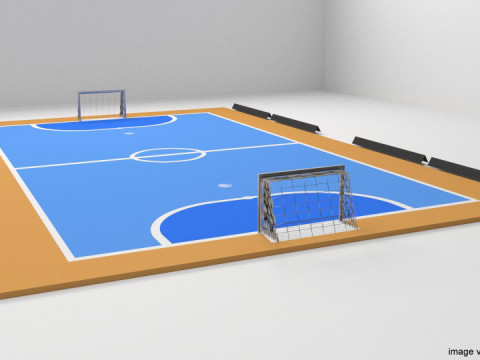 Game Court - Futsal 3D Модель