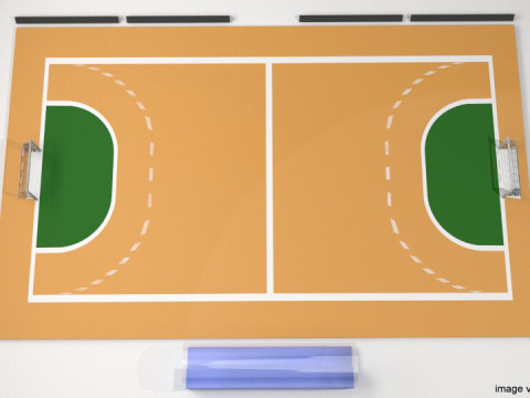 Game Court - Handball Model 3D