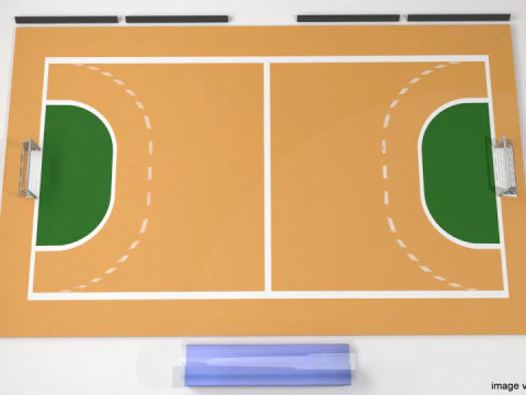 Game Court - Handball 3D Model