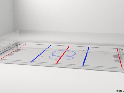 Game Court - Ice Hockey Modelo 3D