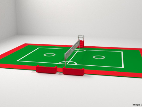 Game Court - Sepaktakraw 3D मॉडल