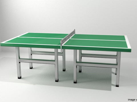 Game Court - Table Tennis 3D Model