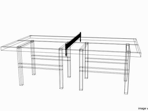 Game Court - Table Tennis 3D 模型