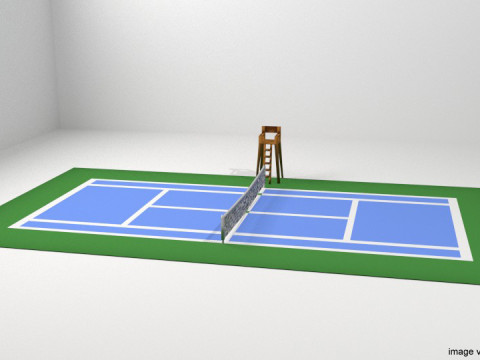 Game Court - Tennis Modello 3D