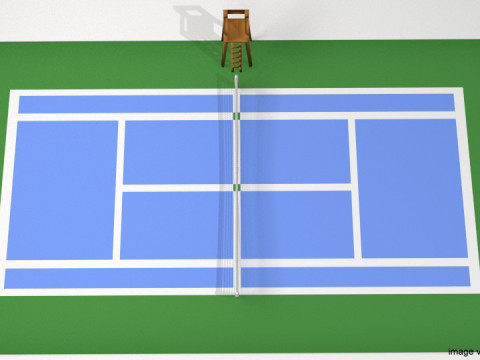 Game Court - Tennis Modelo 3D