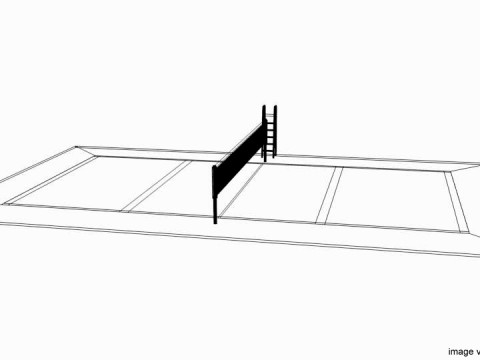 Game Court - Volleyball 3D मॉडल