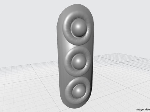 Personal Armor Shield - Medieval Battersea 3D Model