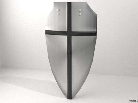 Personal Armor Shield - Medieval Battleshield 3D-Modell