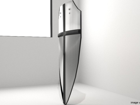 Personal Armor Shield - Medieval Battleshield 3D मॉडल
