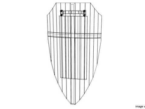Personal Armor Shield - Medieval Battleshield 3D Model