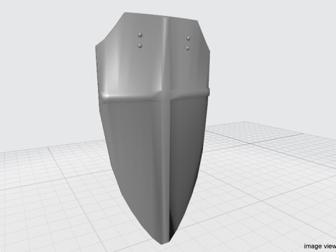 Personal Armor Shield - Medieval Battleshield 3D मॉडल
