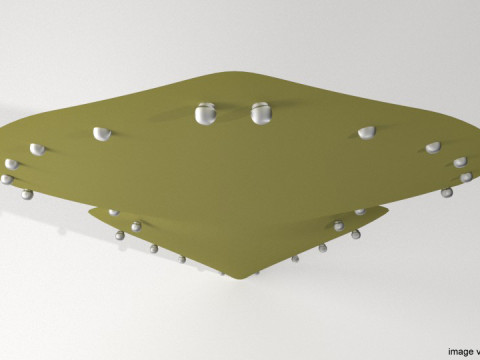 Personal Armor Shield - Medieval Elven 3D Model