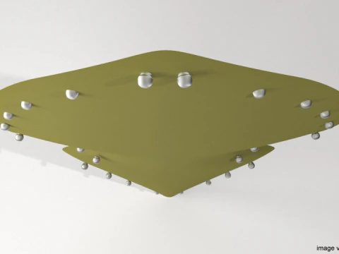 Personal Armor Shield - Medieval Elven 3D Model