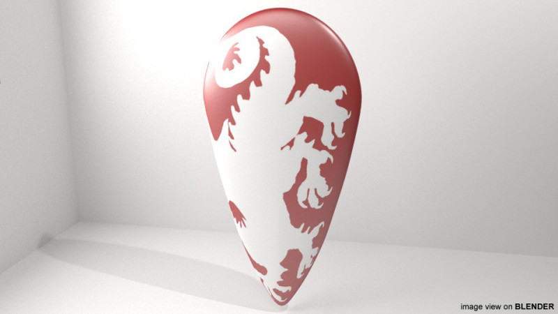 Personal Armor Shield - Medieval Kite 3D 모델 .c4d .max .obj .3ds .fbx .stl .blend 
