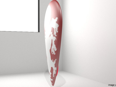 Personal Armor Shield - Medieval Kite 3D 모델