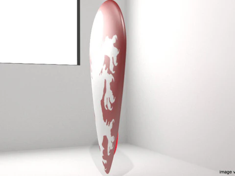Personal Armor Shield - Medieval Kite 3D Model