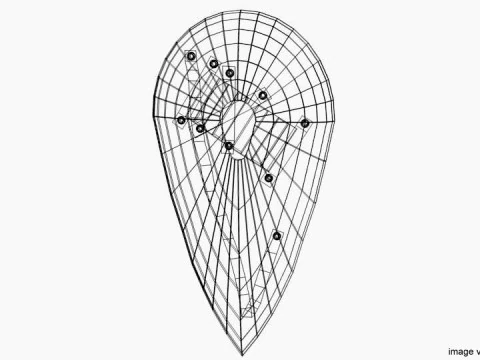 Personal Armor Shield - Medieval Kite 3D Model